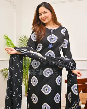 চুনরি প্রিন্ট থ্রি পিস