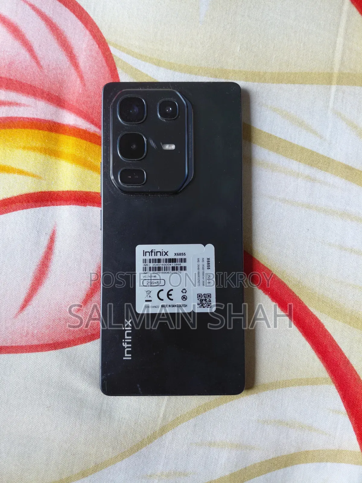 Infinix Note 50 Pro 256 GB Black