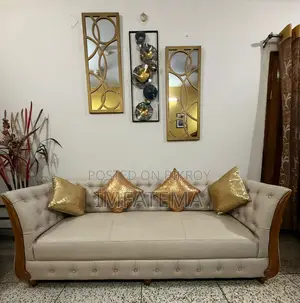Luxury 7-Seater Chesterfield Style Sofa Set (3+2+1+1) for Sale / Sofa