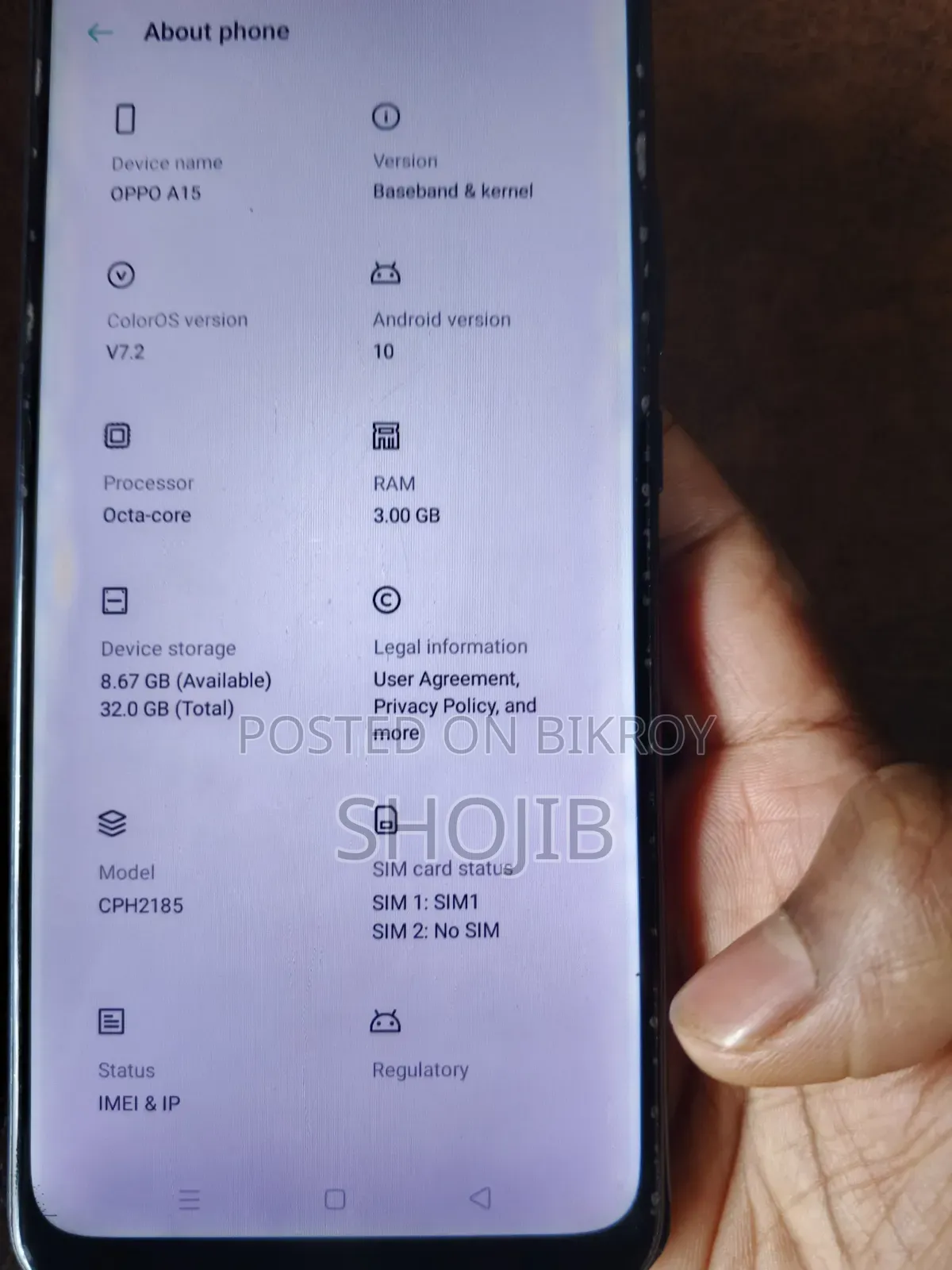 Oppo A15 32 GB Black