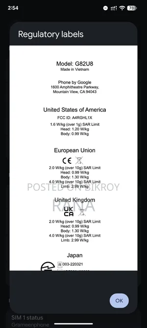 Google Pixel 7a 128 GB White