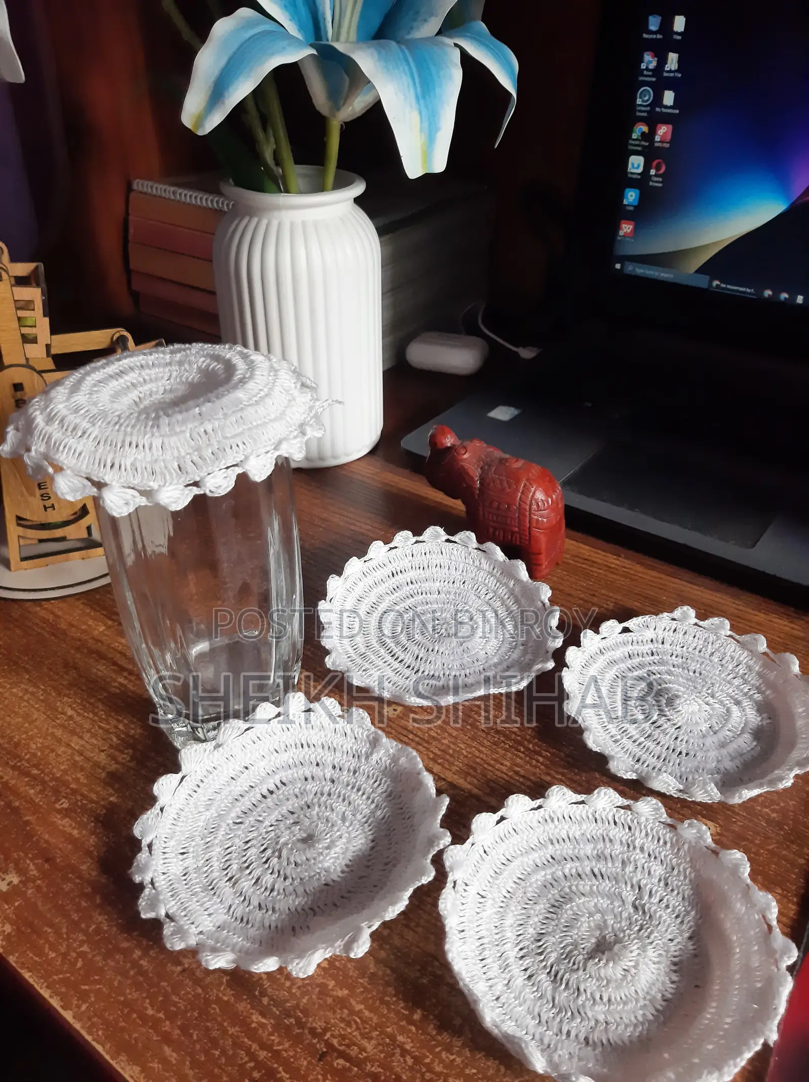 6 Pieces Glass Mat