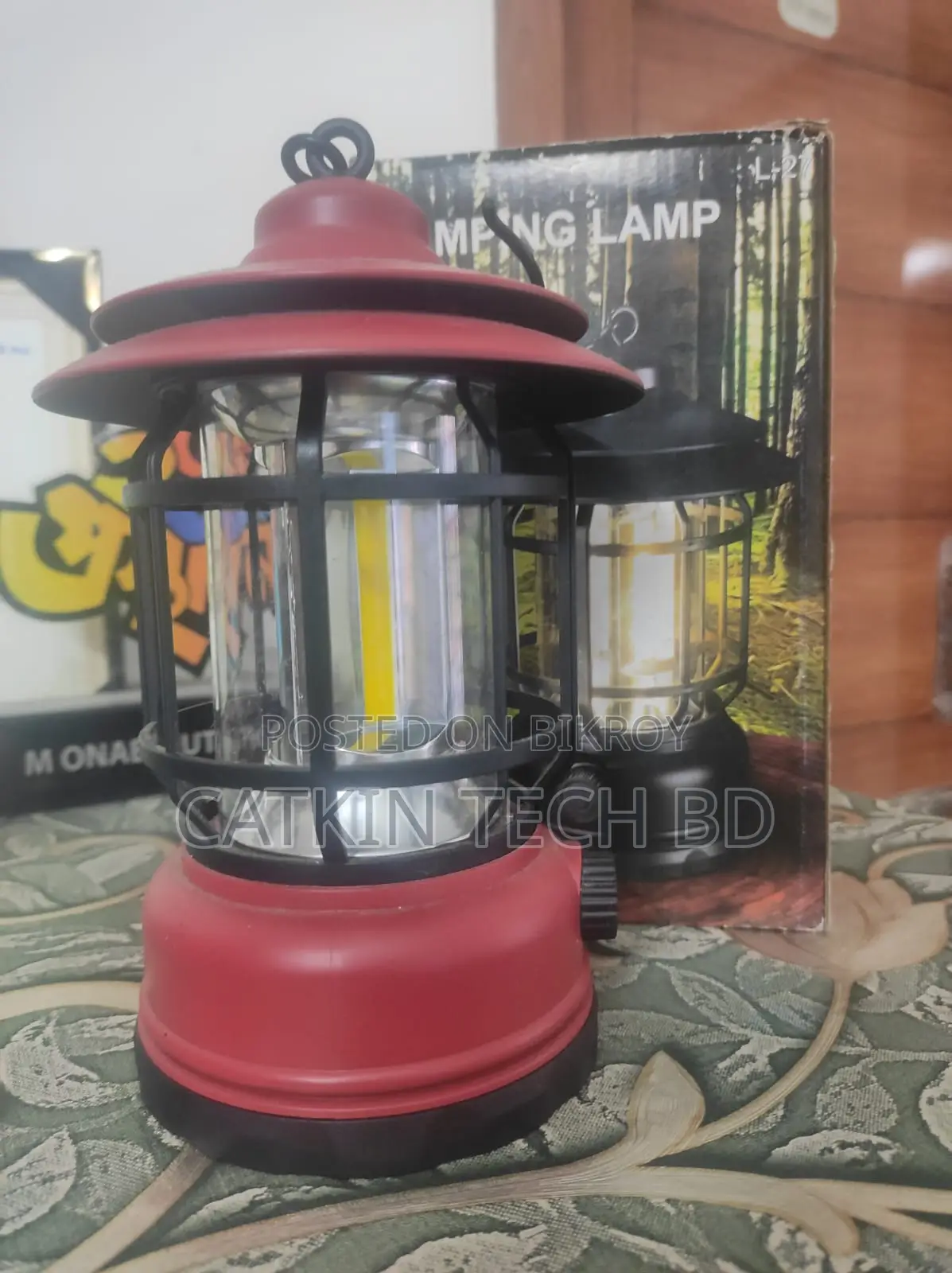 Camping Light Rechargeable Red