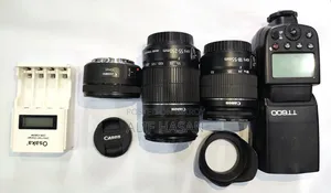 Canon Lens and Flash