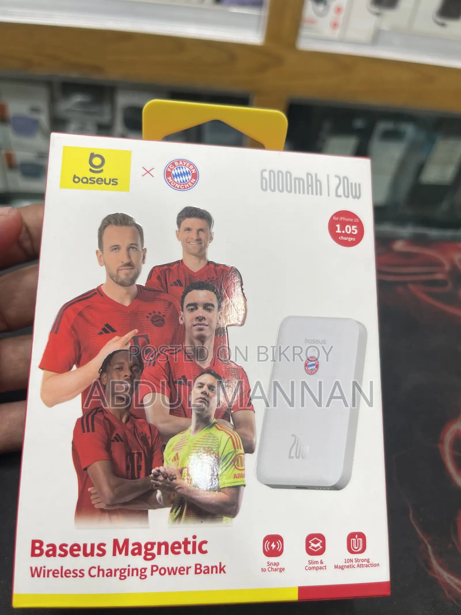 6000 Mah Power Bank 20w