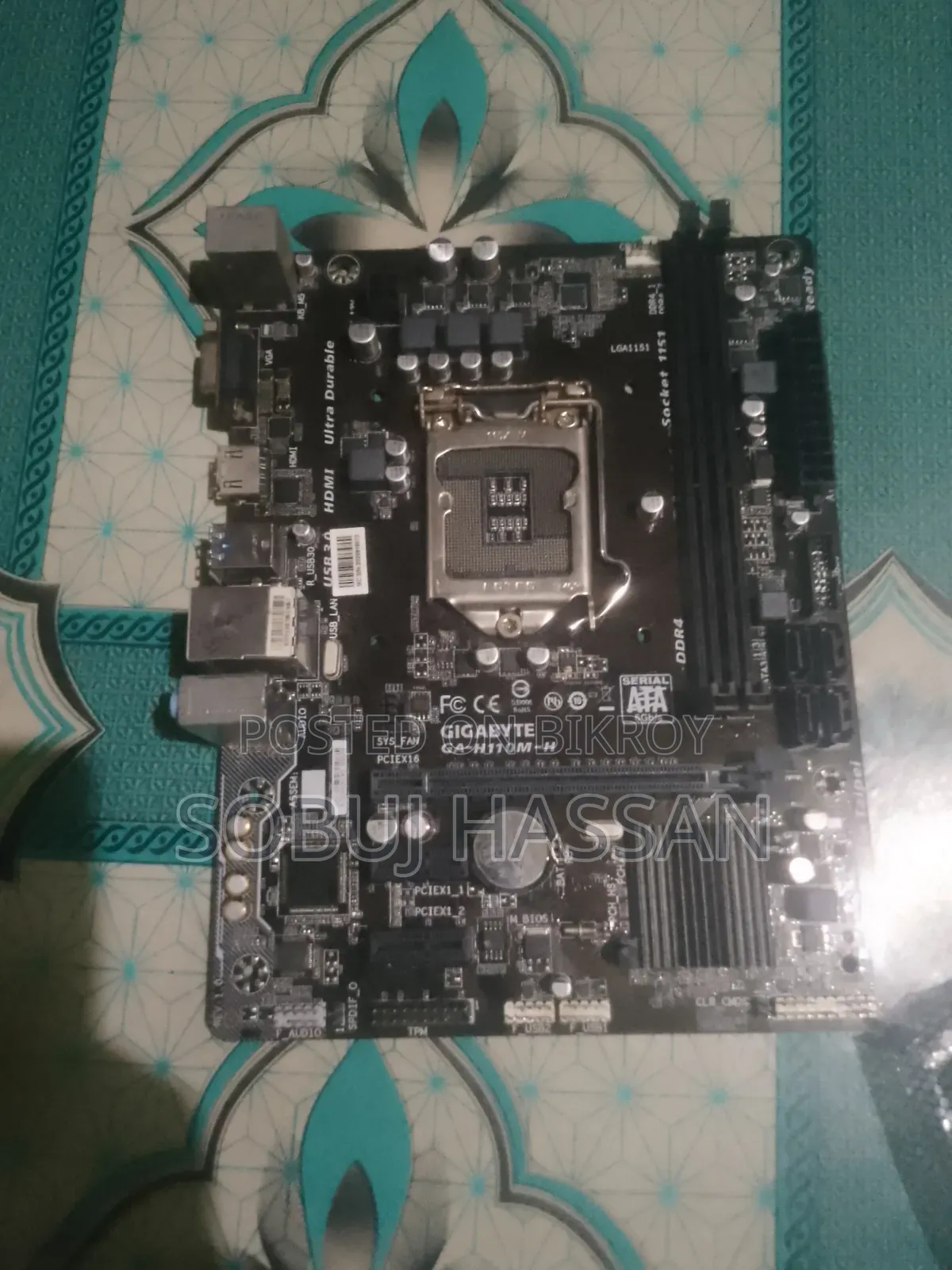 Desktop Computer Gigabyte GA-H110MSTX-HD3-ZK 8GB Intel Core I5 SSD 1T