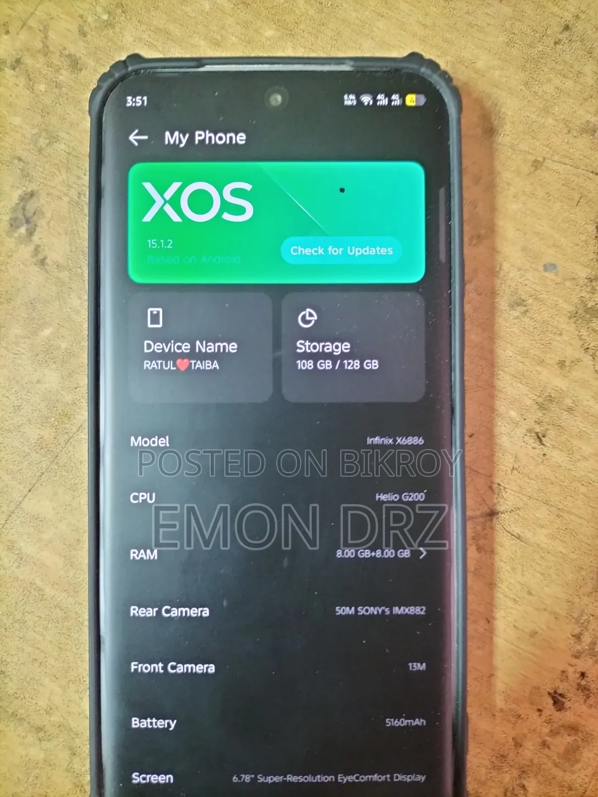 Infinix Hot 60 Pro+ 128 GB Silver