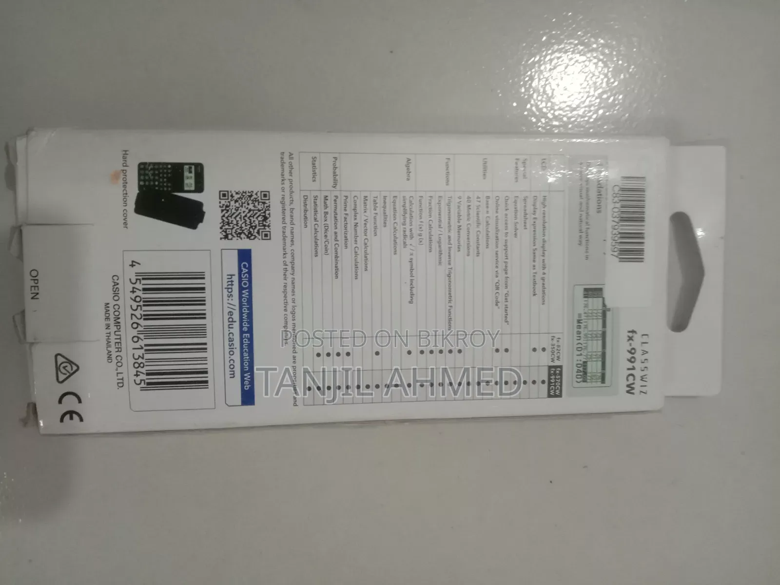 Cassio Fx-991 Cw Calculator