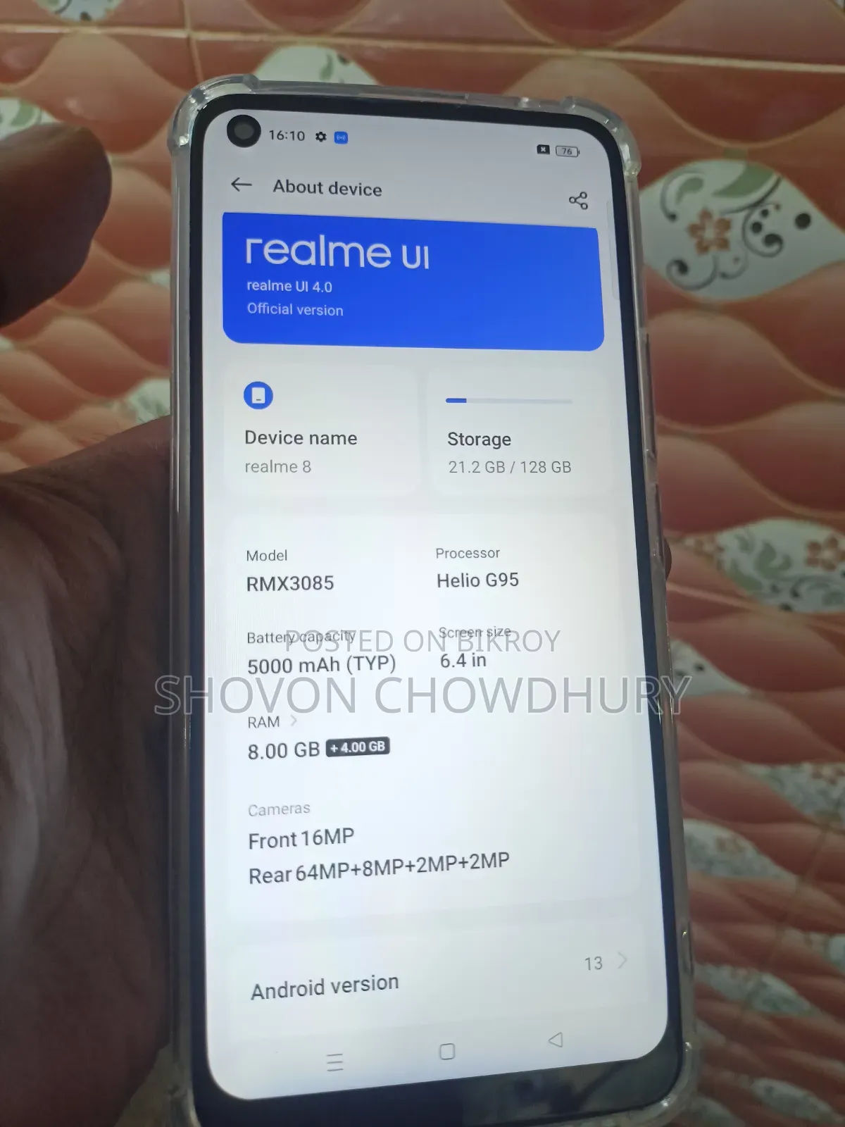 Realme 8 Pro 128 GB Black