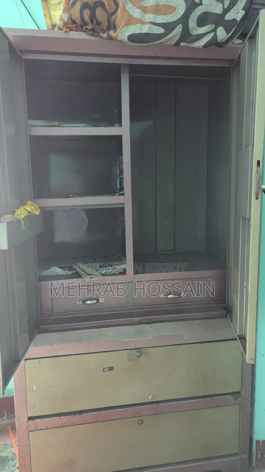 Large steel wardrobe for sale