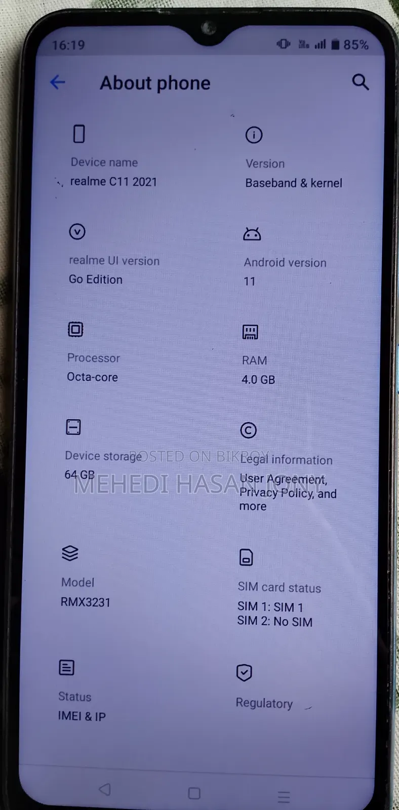 Realme C11 2021 32 GB Blue