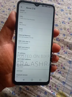 Symphony Z18 32 GB Blue