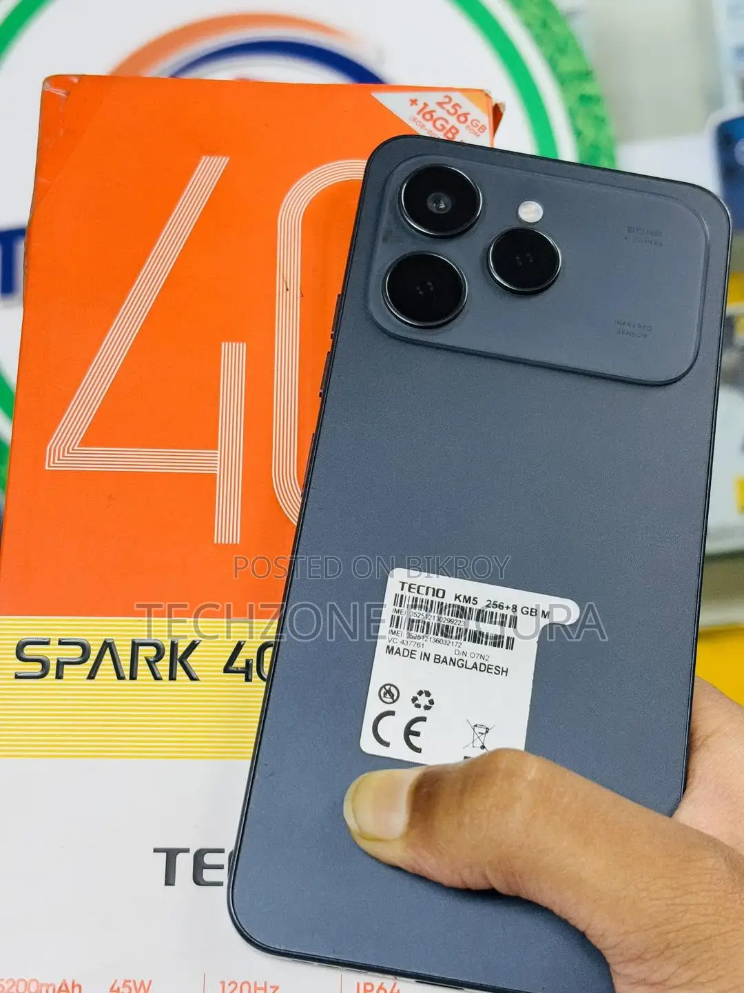 Tecno Spark 40 256 GB Black