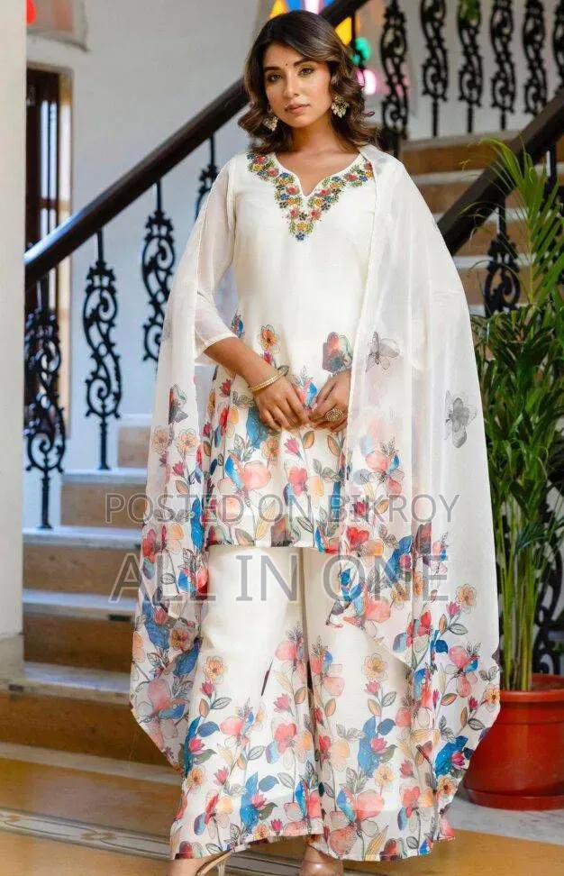Georgette Western Three Piece