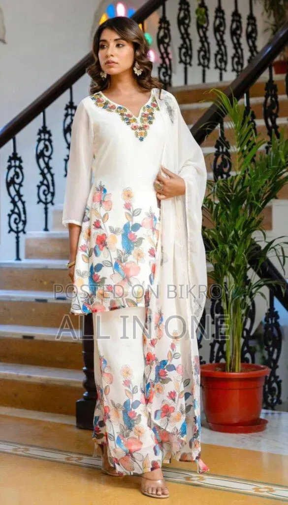 Georgette Western Three Piece