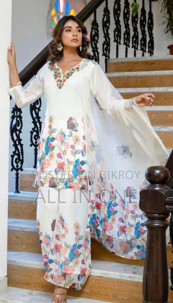 Georgette Western Three Piece