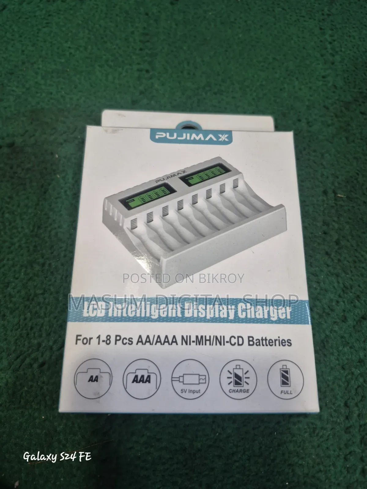 Fujimax Lcd Charger Aa,Aaa Battery Charger