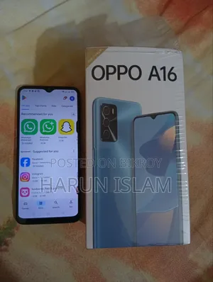 ওপ্পো এ১৬ ৬৪ জিবি সিলভার