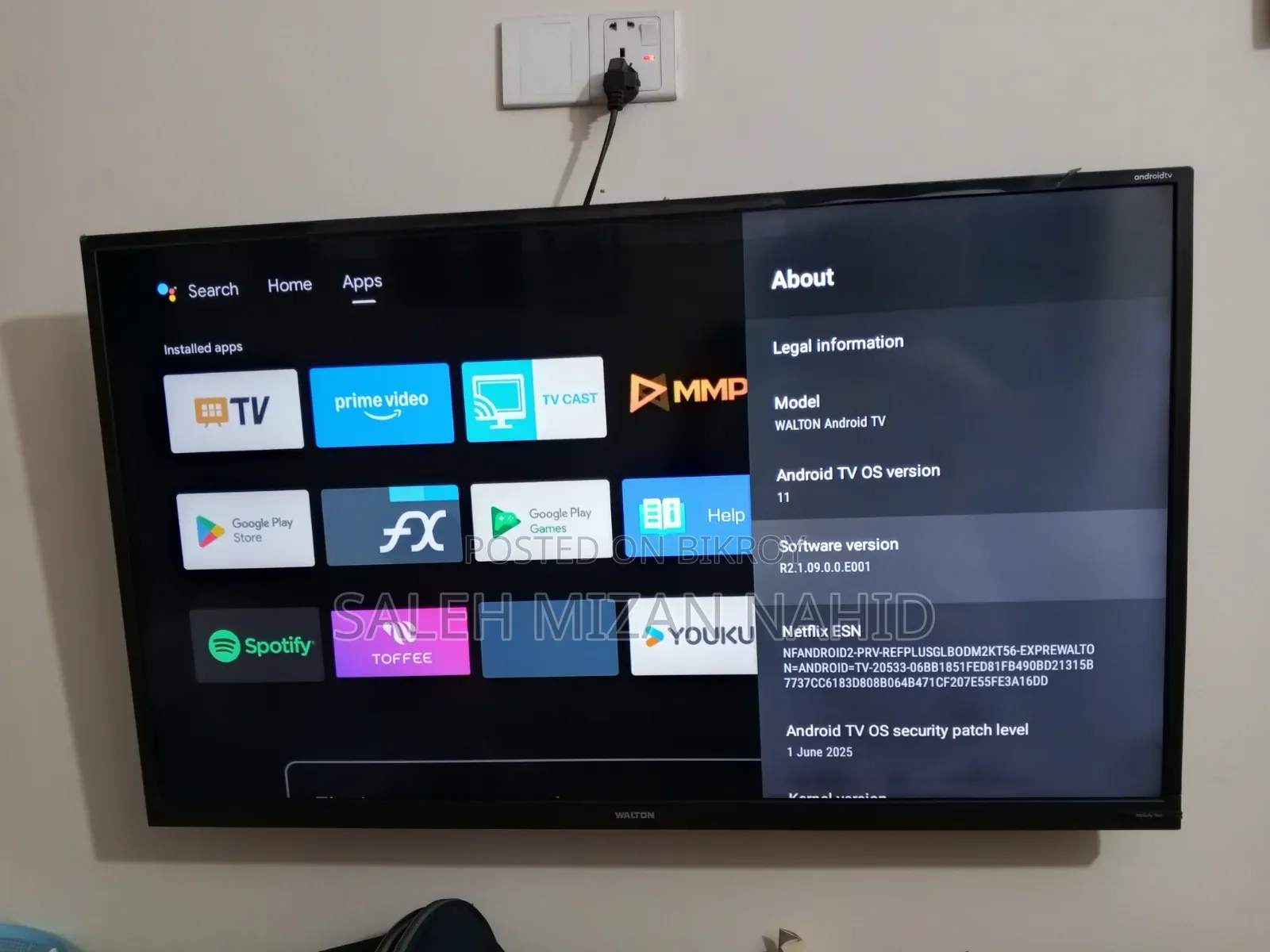 Walton Smart Android TV 43 Inch
