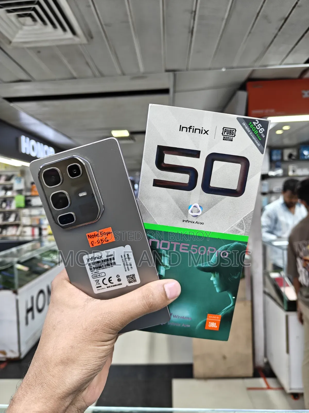 Infinix Note 50 Pro 256 GB Gray