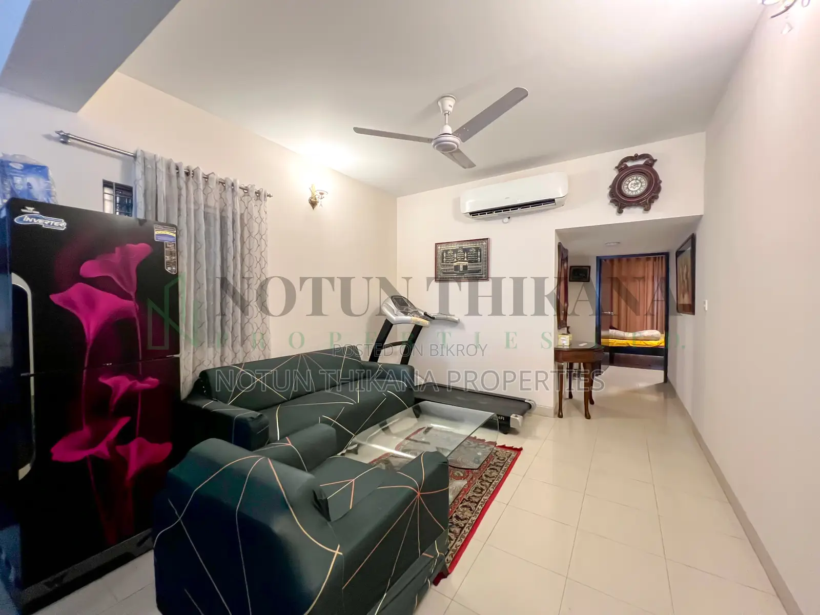 Furnished 3-Bedroom Apartment in Uttara for Rent