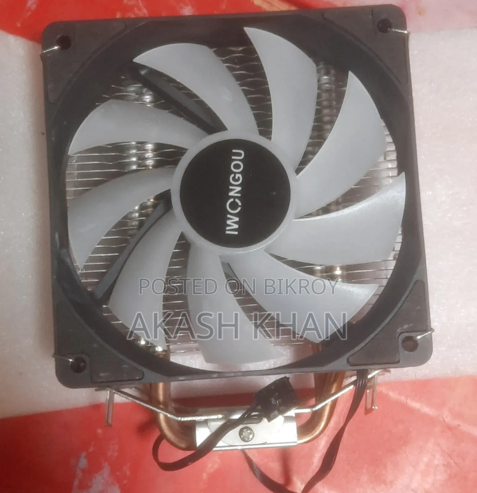 RGB 4 Copper Heat Pipe Cpu Cooling Fan ( Good Quality)