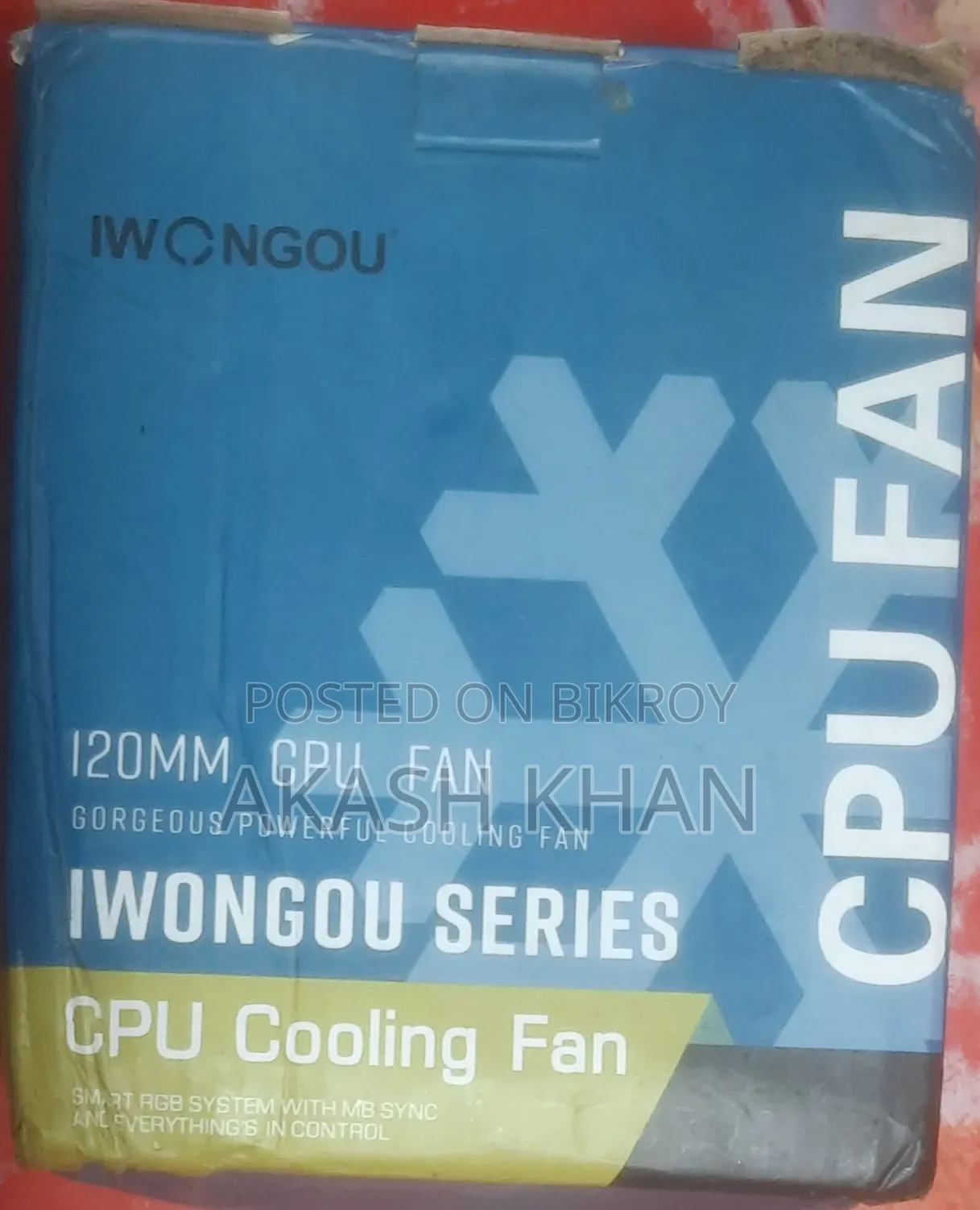 RGB 4 Copper Heat Pipe Cpu Cooling Fan ( Good Quality)