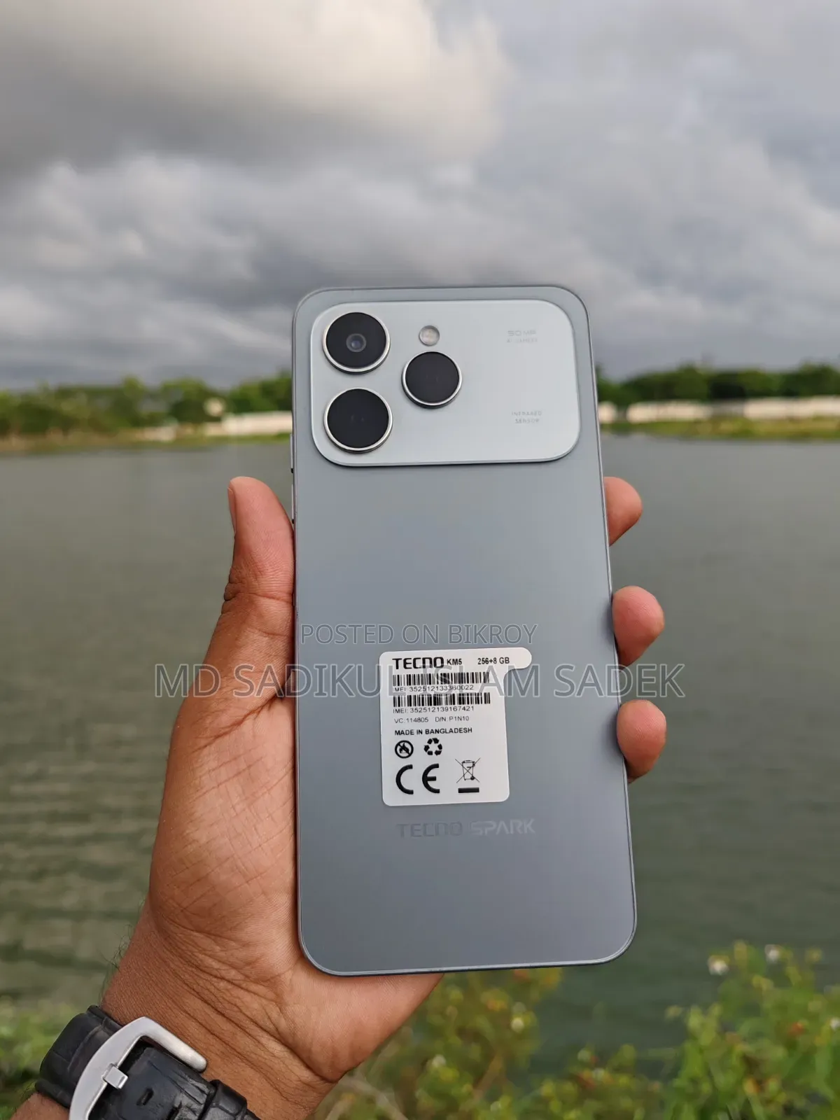 টেকনো স্পার্ক ৪০ ২৫৬ জিবি সিলভার