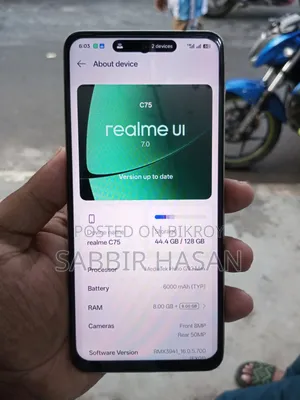 Realme C75 128 GB Yellow