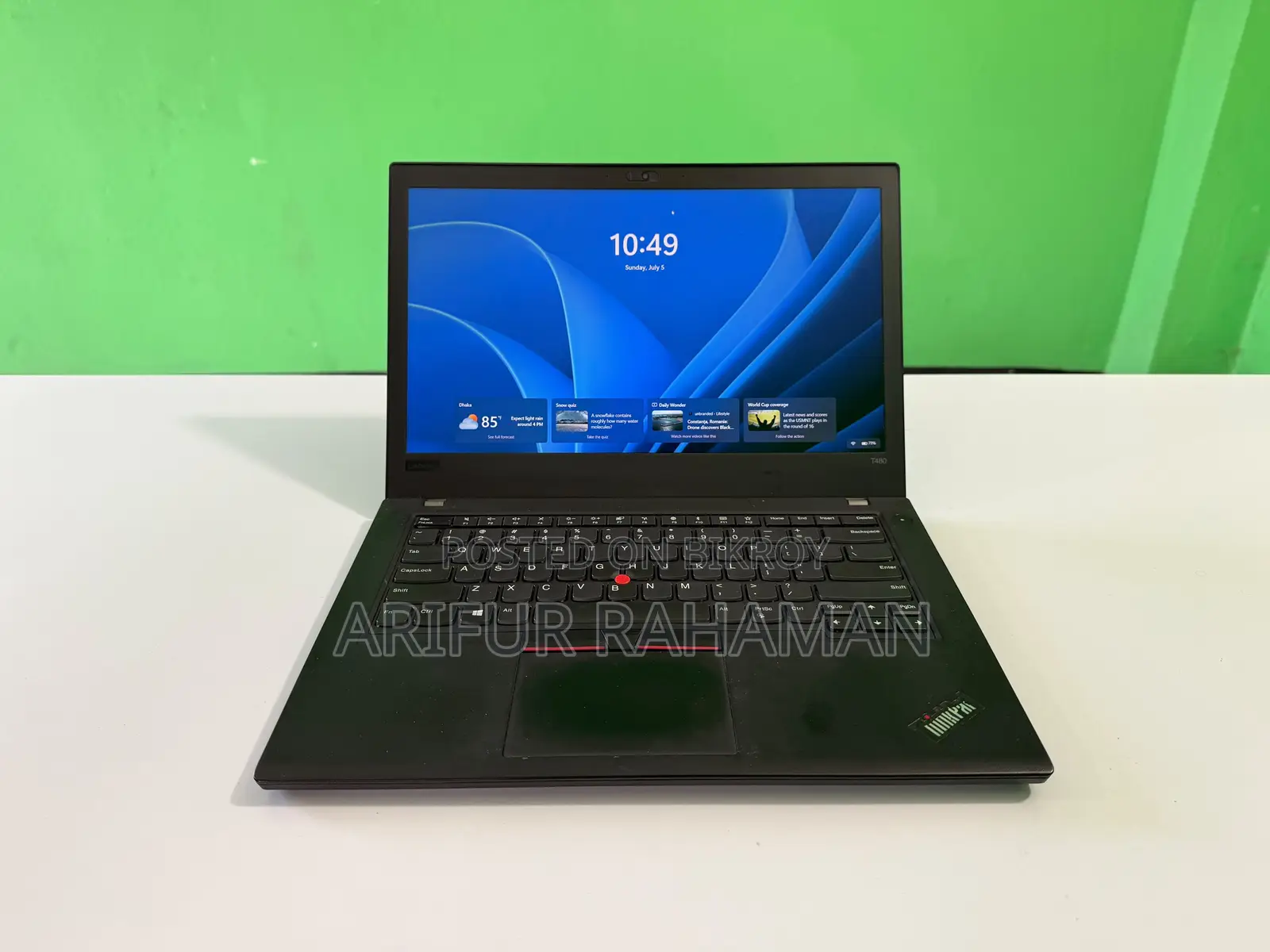 Laptop Lenovo ThinkPad T490s 8GB Intel Core I5 SSD 256GB
