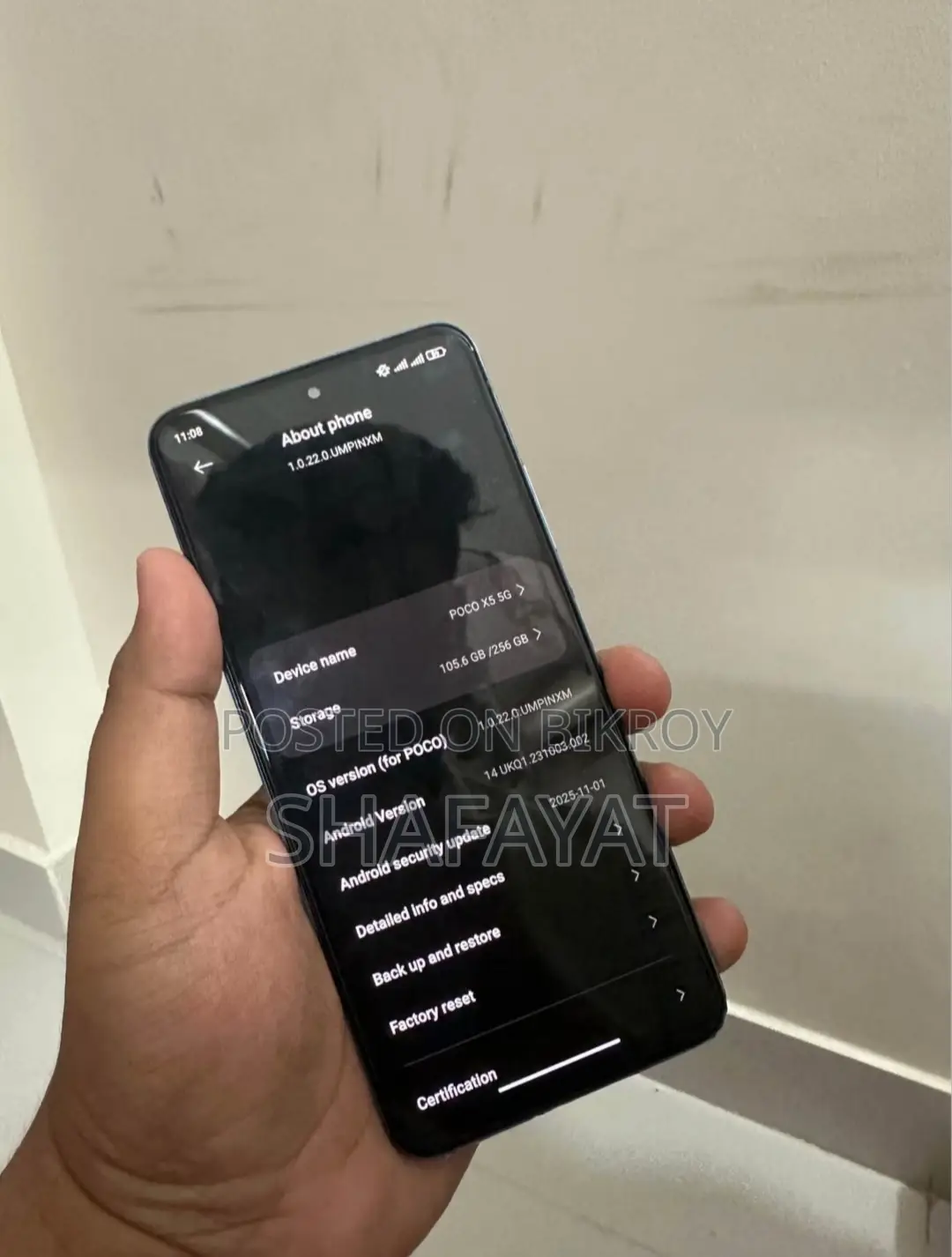 Xiaomi Poco X5 256 GB Blue