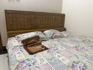Teak wood bed for sale, king size