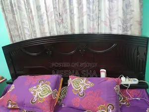 4 Month Old King Size Bed Frame (Like New), Original Malaysian Wood
