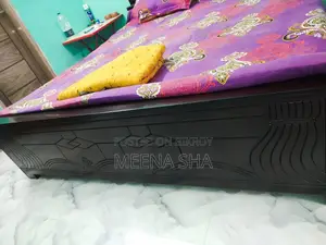 4 Month Old King Size Bed Frame (Like New), Original Malaysian Wood