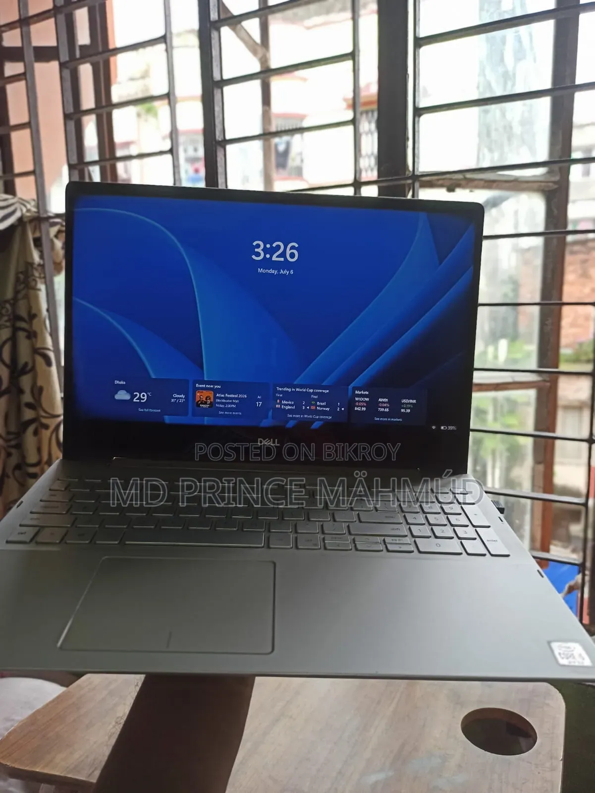 Laptop Dell 8GB Intel Core I5 HDD+SSD 256GB