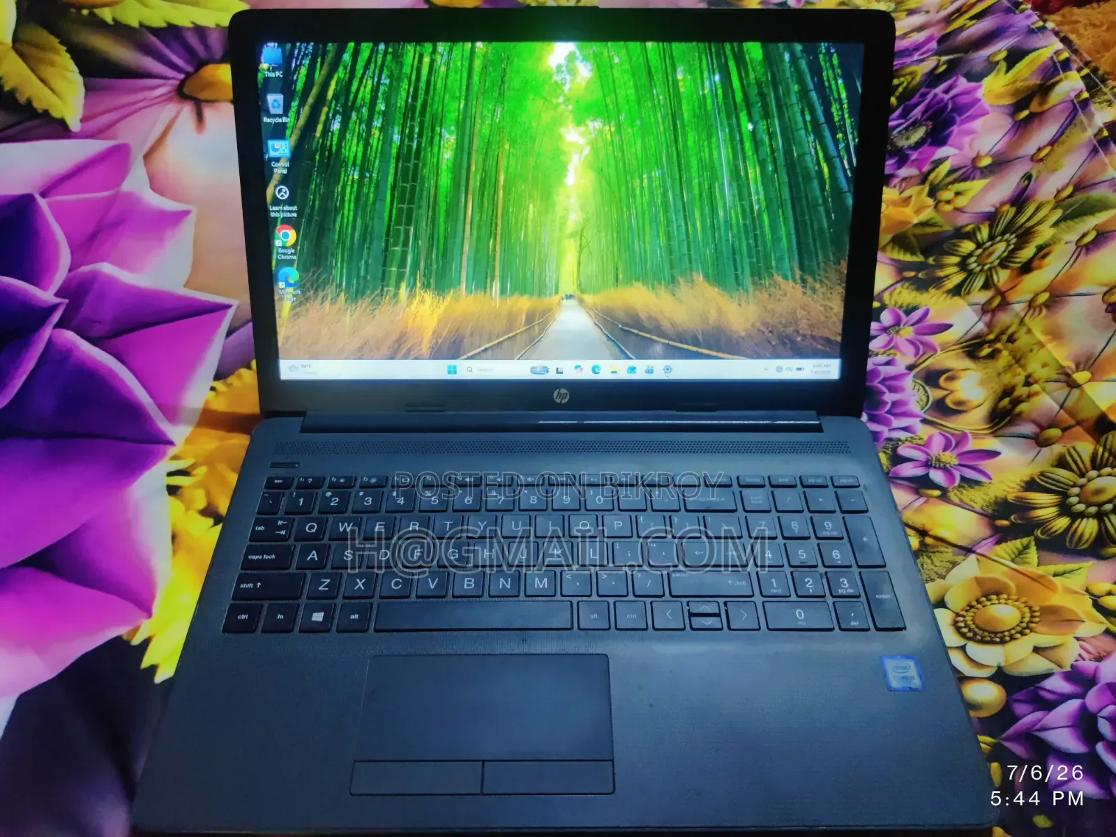 ল্যাপটপ HP 250 G7 4GB Intel Core I3 HDD+SSD 1T