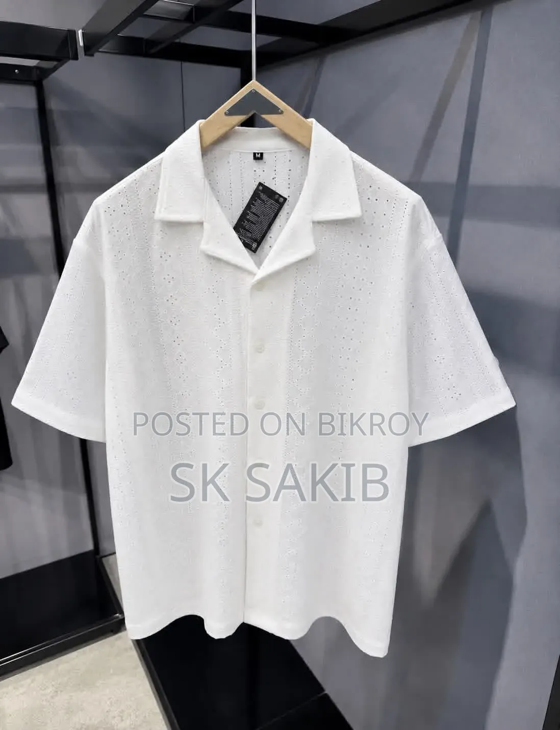 Premium Texture Half-Sleeve Shirt