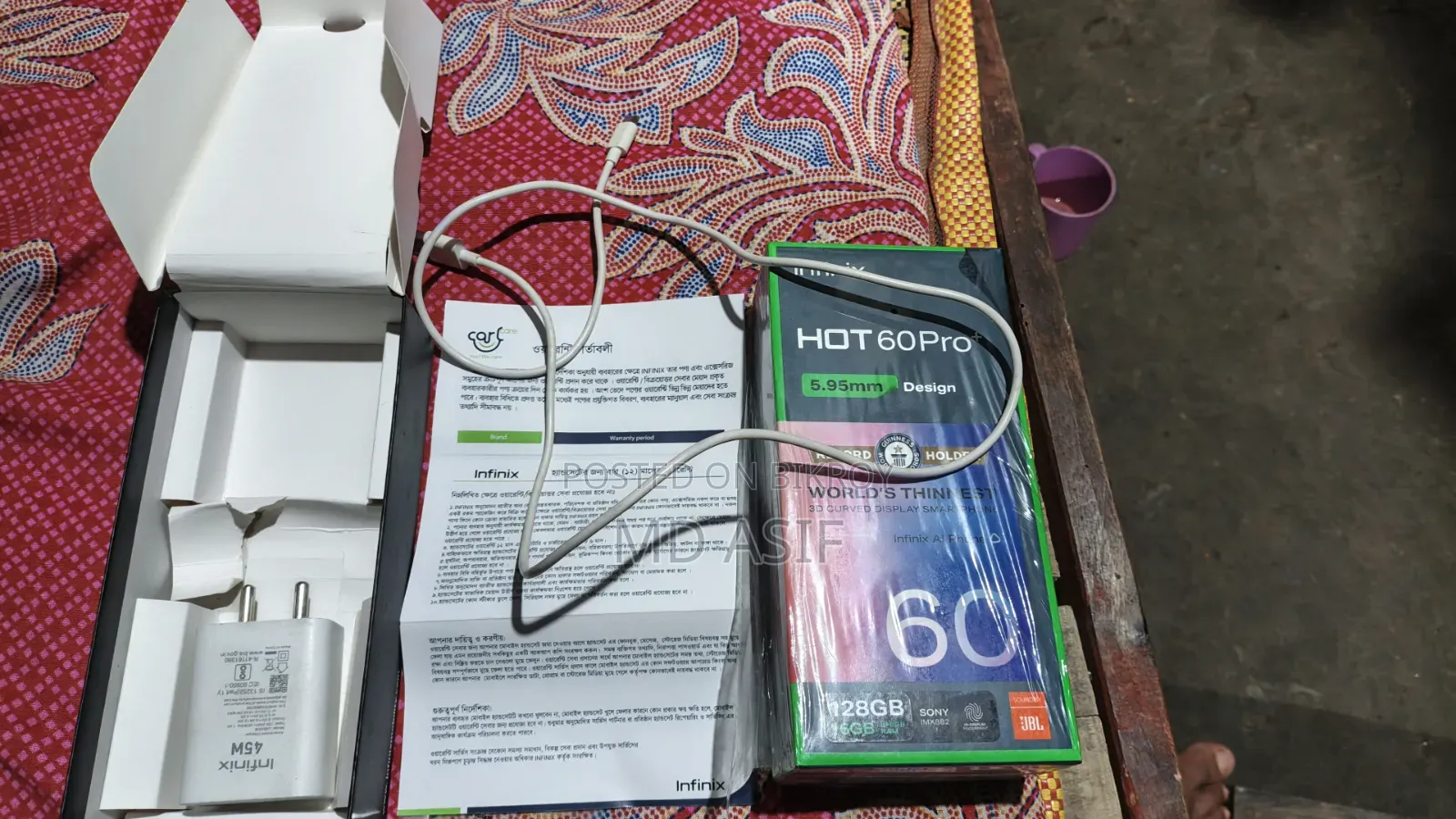 New Infinix Hot 60 Pro+ 128 GB Purple