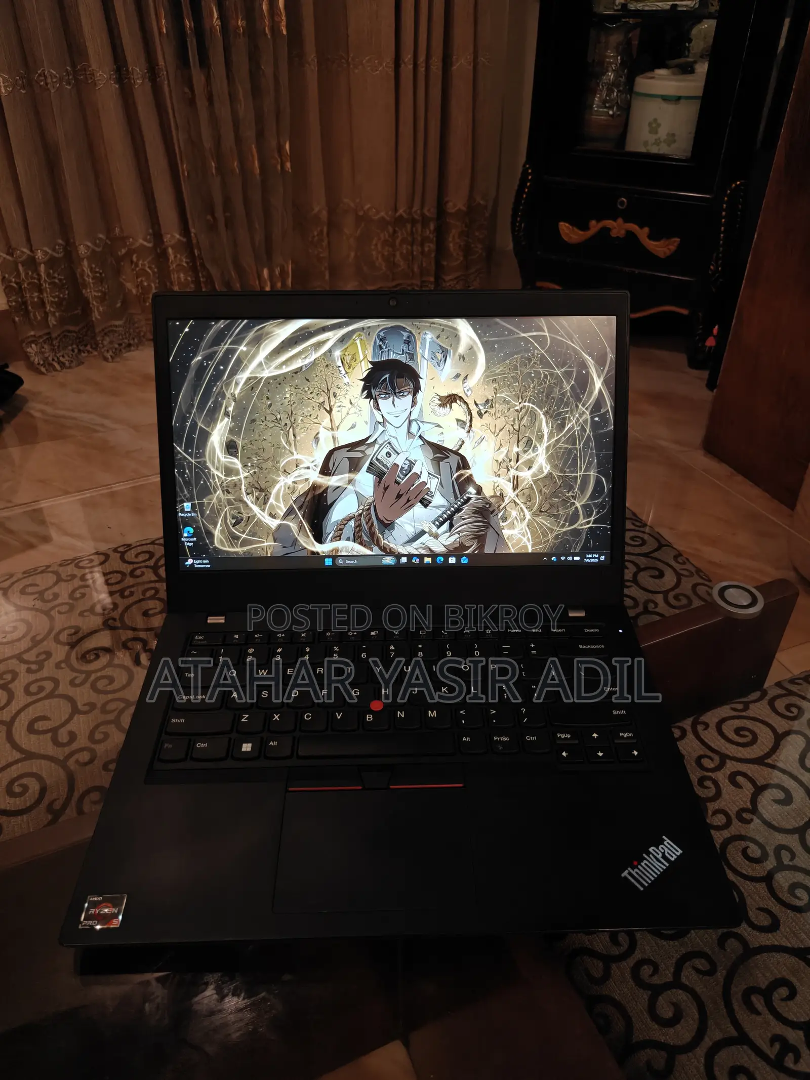 Laptop Lenovo ThinkPad L14 8GB AMD Ryzen 5 SSD 256GB