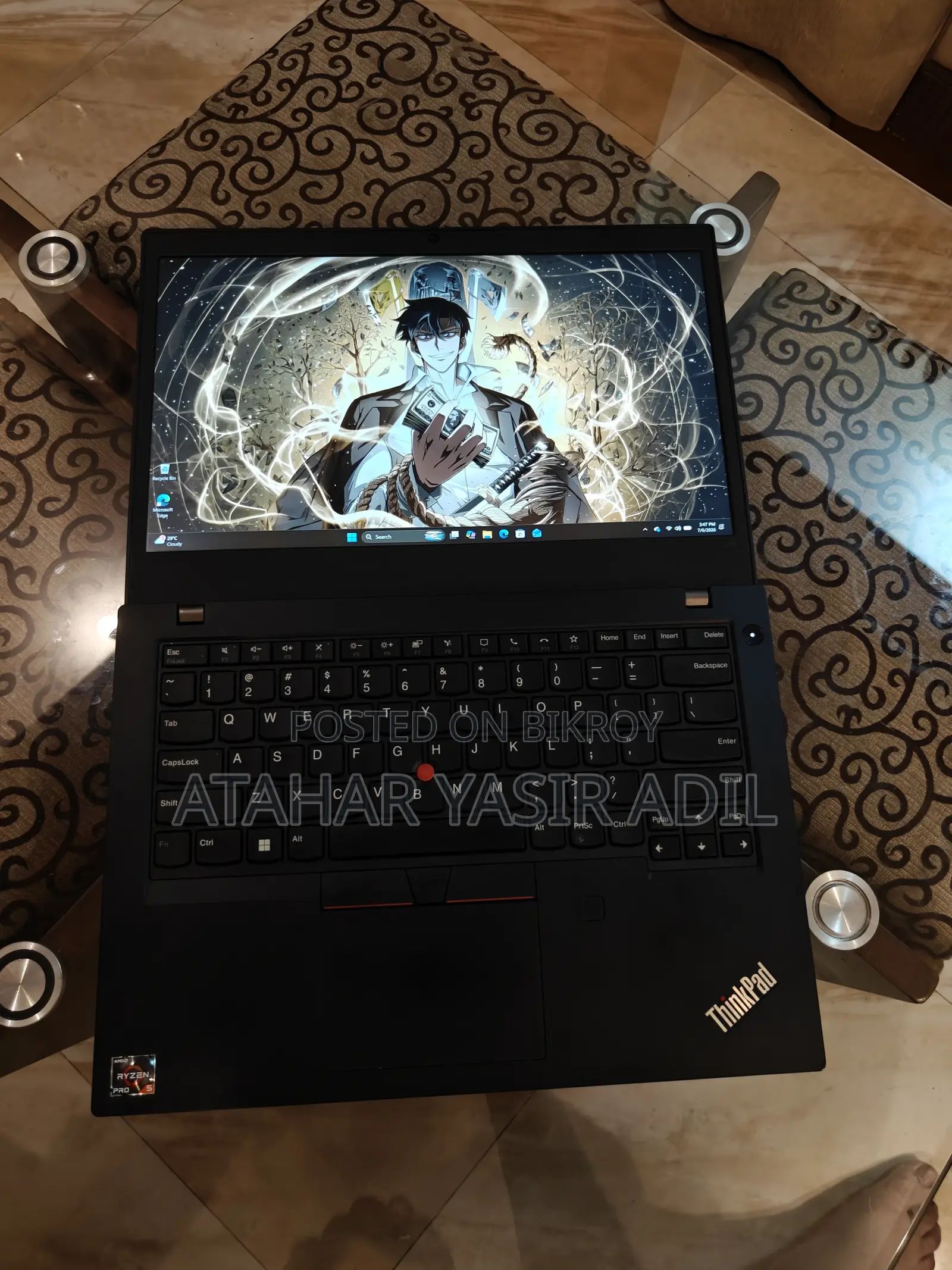 Laptop Lenovo ThinkPad L14 8GB AMD Ryzen 5 SSD 256GB
