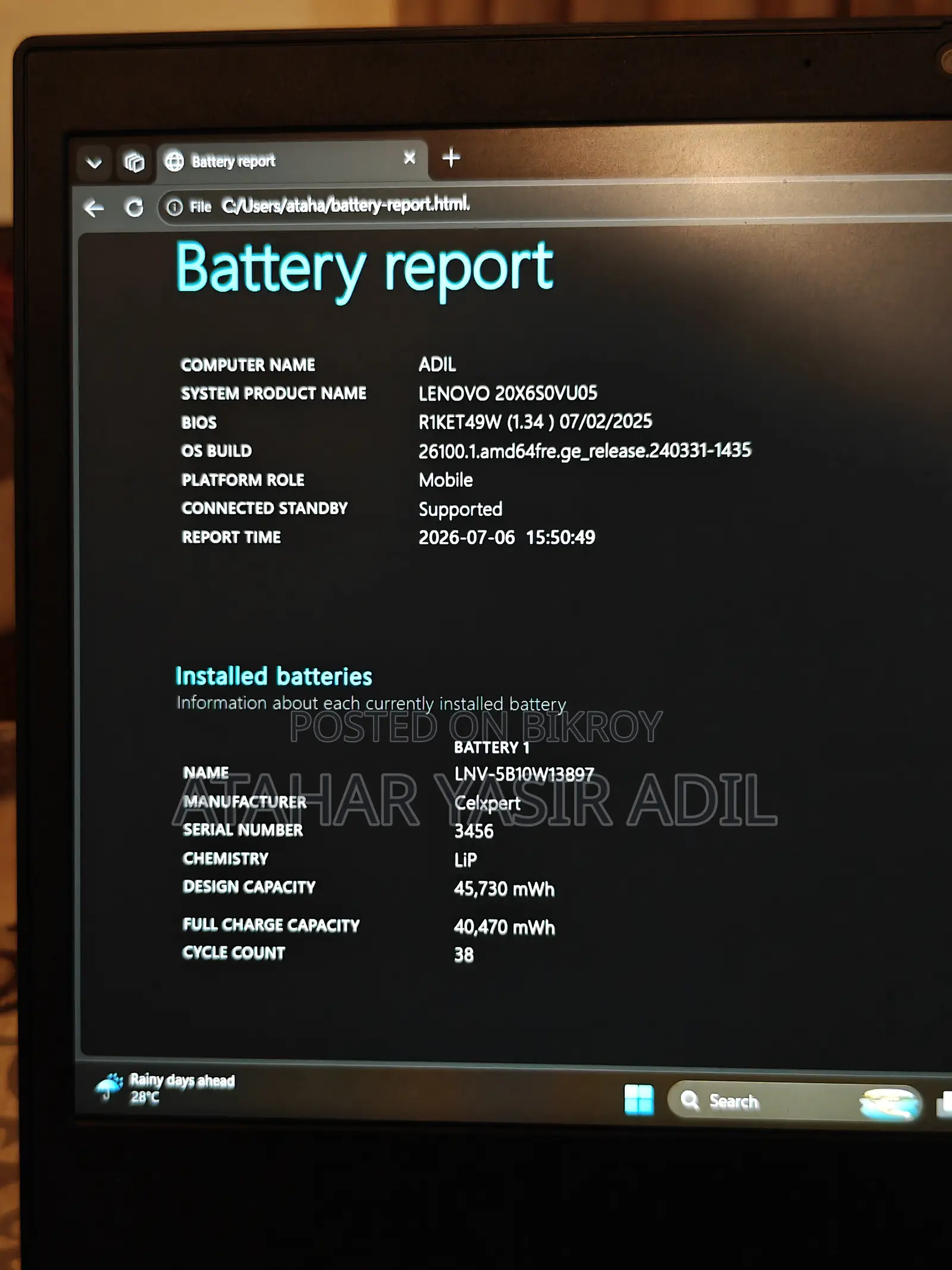 Laptop Lenovo ThinkPad L14 8GB AMD Ryzen 5 SSD 256GB