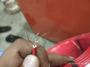 Building wiring work 1.3 RM copper wire red black wire 2 coils for sale