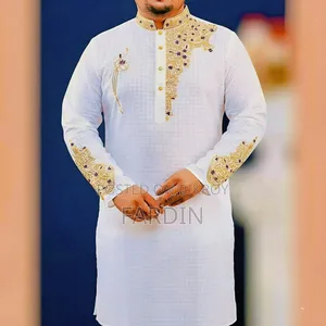 Soft Cotton Embroidery Panjabi