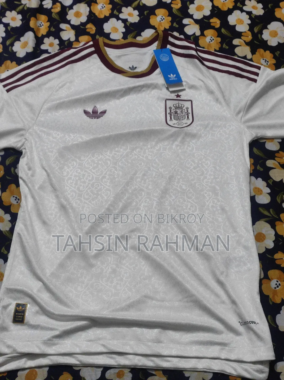 Spain 2026 World Cup Away Jersey Player Edition XL Size for Sale