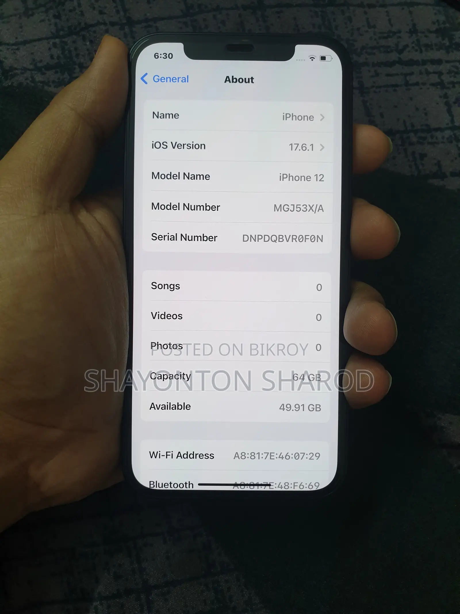 Apple iPhone 12 64 GB Black
