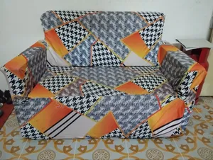 A two-seater high-quality foam sofa for sale.