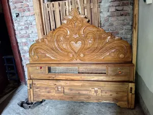 Akashmoni Wood Bed