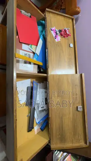 Shegun Wood Desk Design Storage Study Table