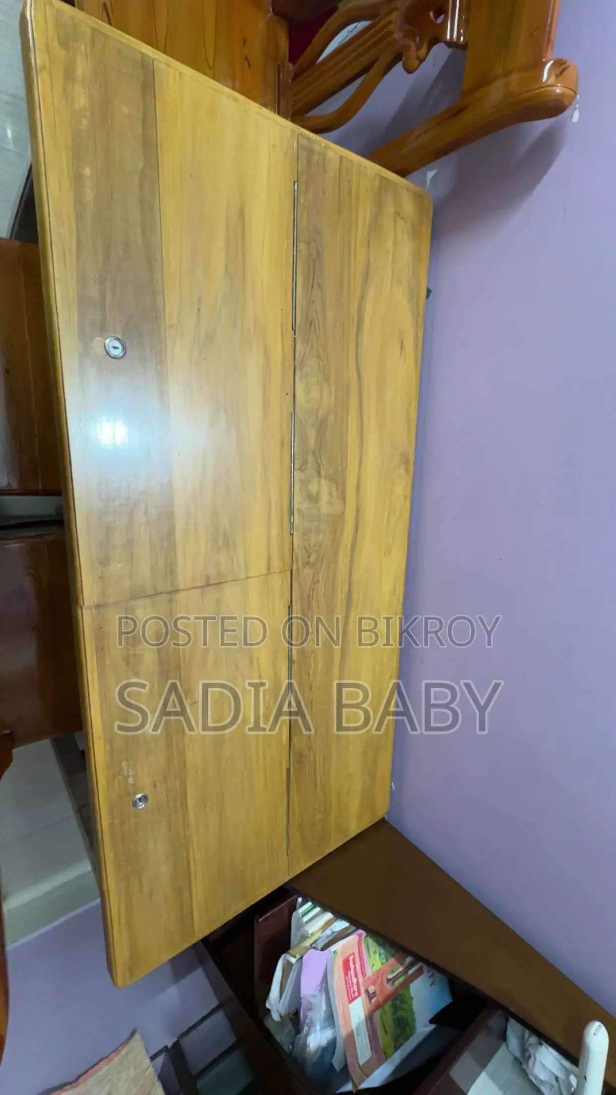 Shegun Wood Desk Design Storage Study Table