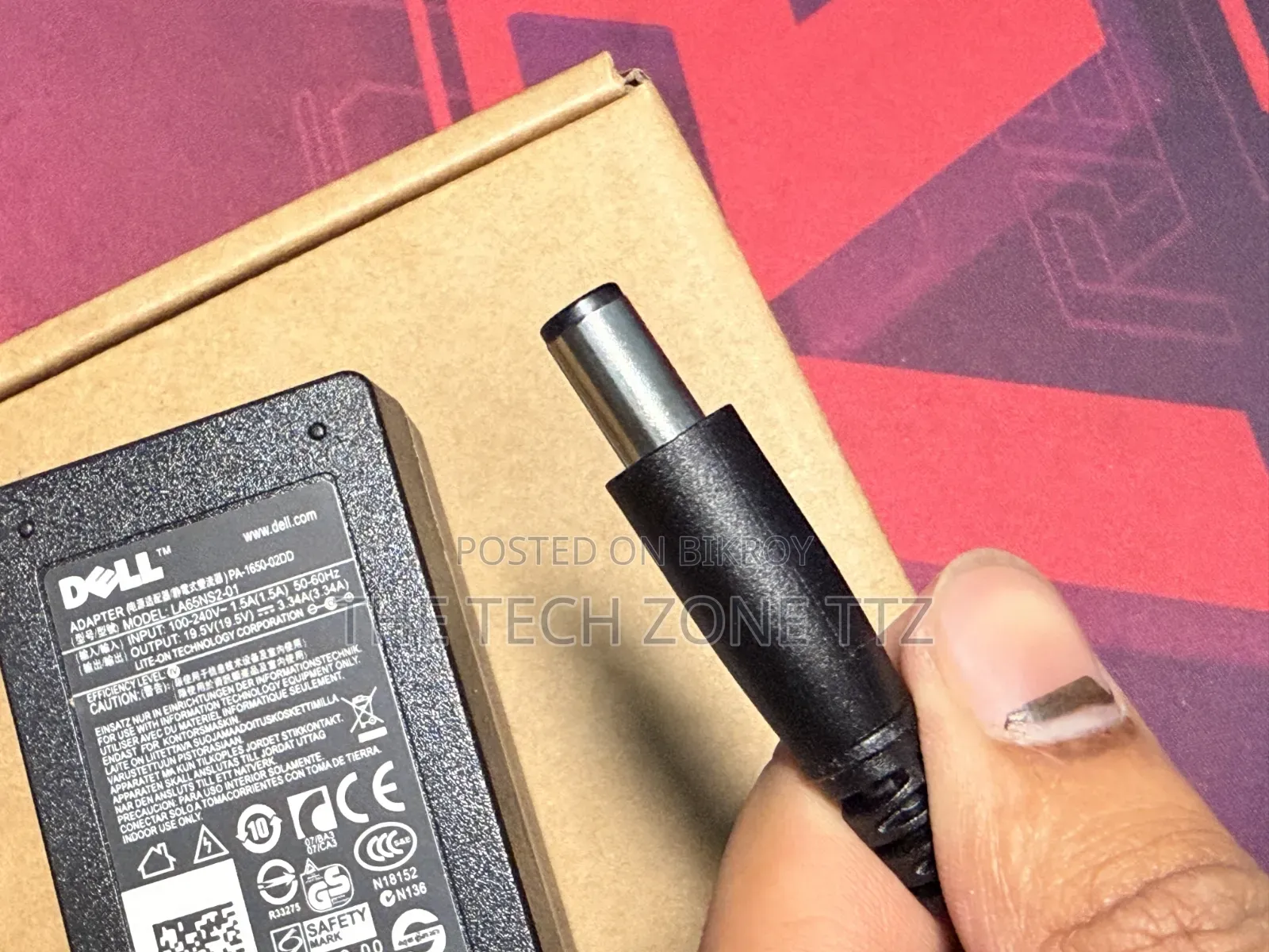Dell 65w Laptop Charger, Adapter Big Port for Dell All Models